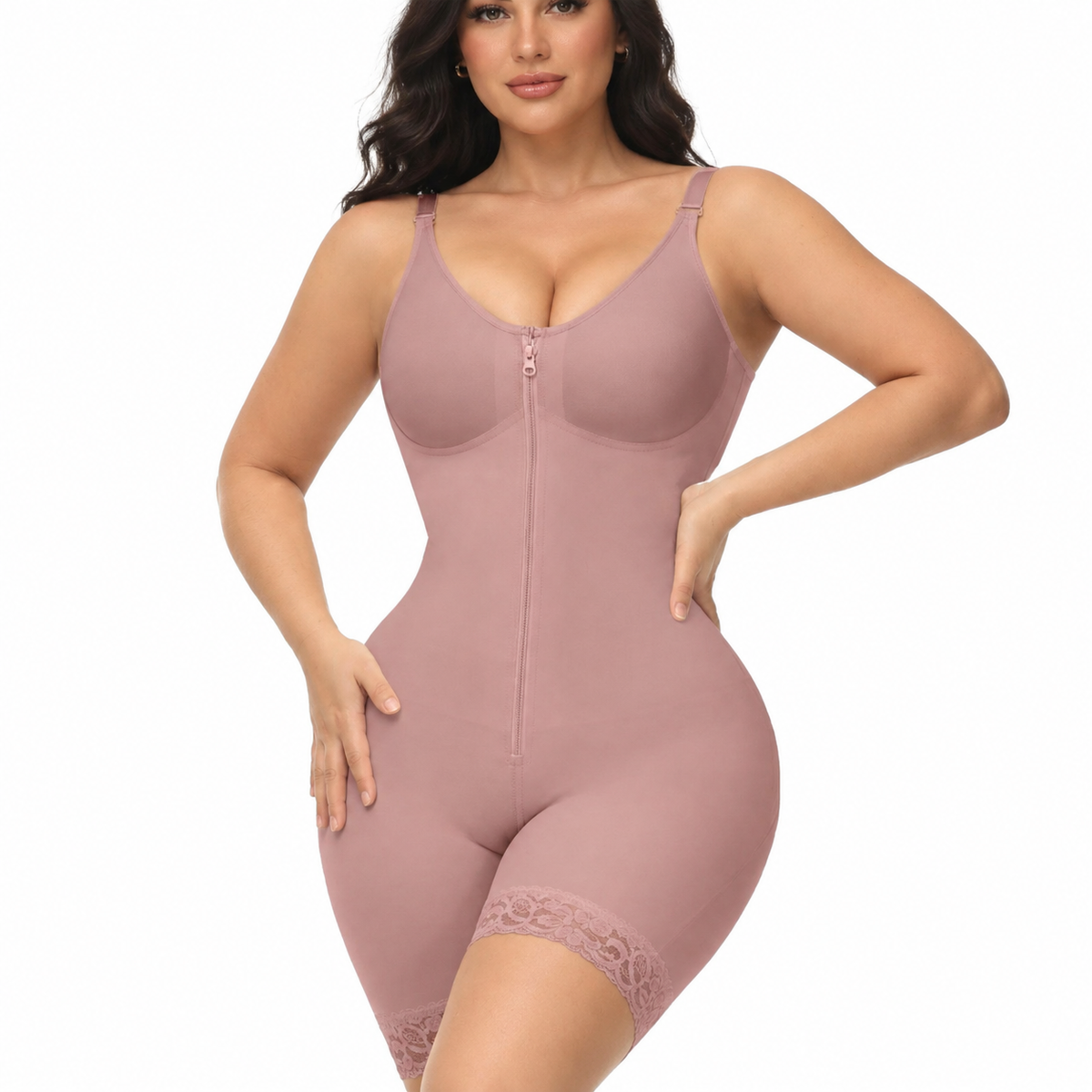 Gaine sculptante colombienne zippée