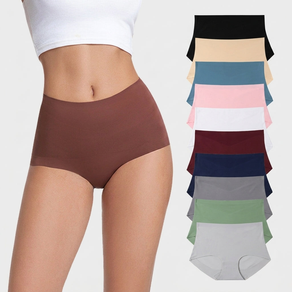Culottes taille haute en coton – Lot de 5