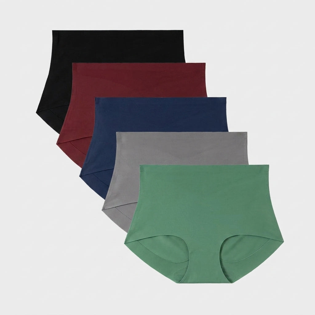 Culottes taille haute en coton – Lot de 5