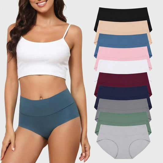 Culottes taille haute en coton – Lot de 5