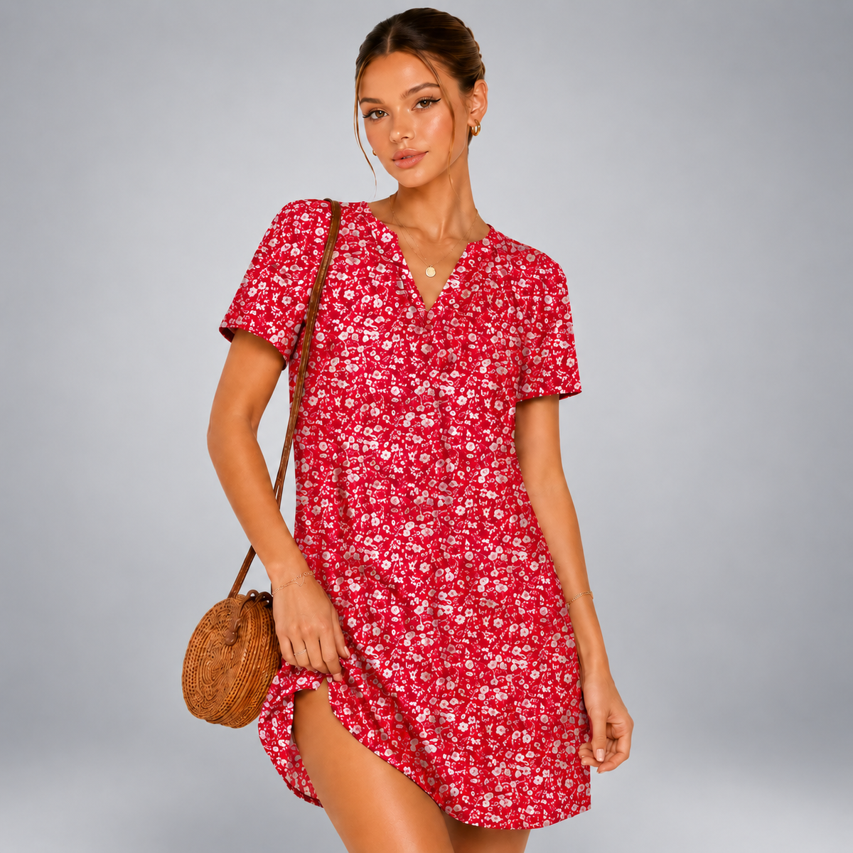 Robe Midi Éclatante