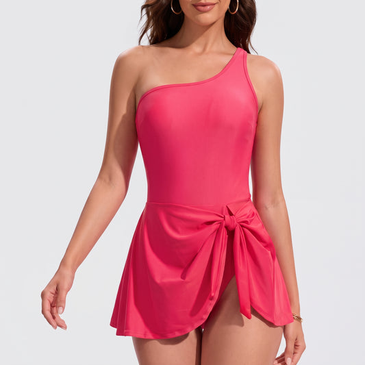 Maillot de bain femme une pièce asymétrique